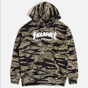 Thrasher Godzilla Sweatshirt - M - Tiger Camo